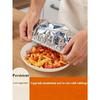 Reusable Aluminum Foil Elastic Food Preservation Covers - Refrigerator Preservation Covers, Aluminum Foil Preservation Covers