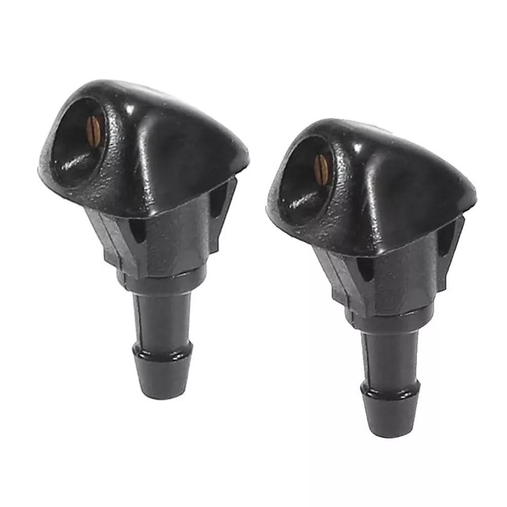 2 Pcs Front Windshield Washer Wiper Nozzle Jet For Honda Civic Accord Fit S2000