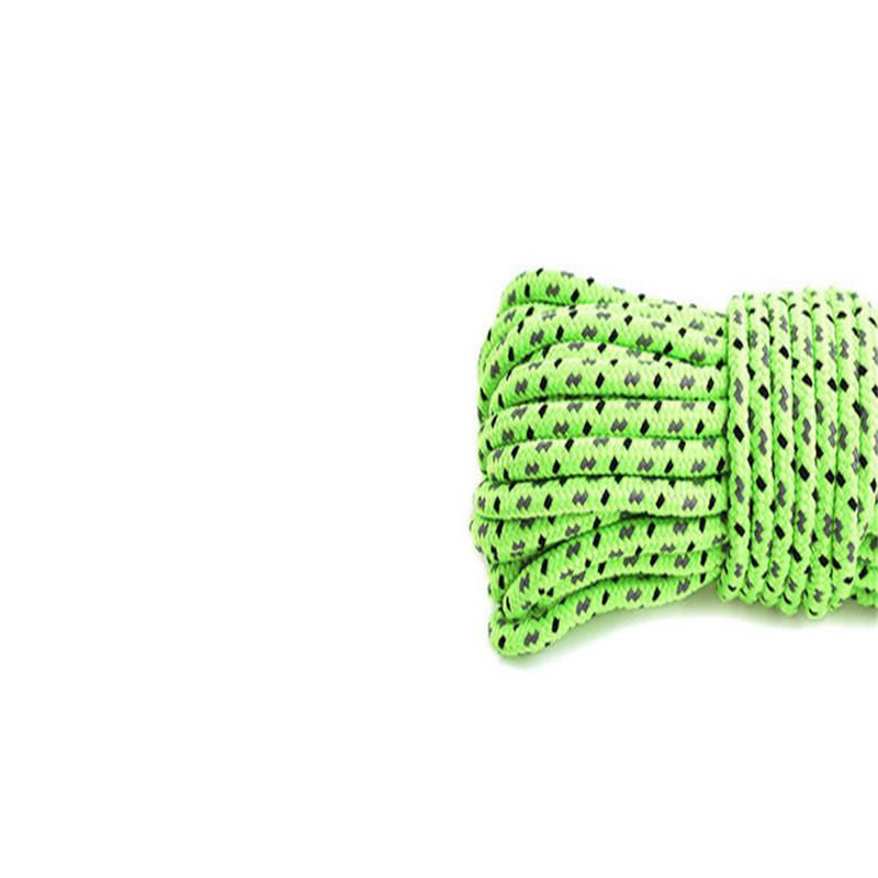 Outdoor-Kletterseil, Sicherheitsseil, 10 m, 4 mm, reflektierende Fallschirmjäger-Rettungsausrüstung, gebündeltes Zelt, fugenlose Abdeckung