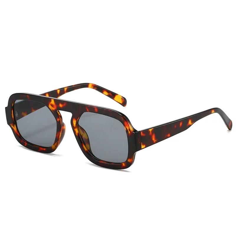 Retro Square Sunglasses Women Fashion Brand Design Gradient Shades UV400 Men Punk Sun Glasses
