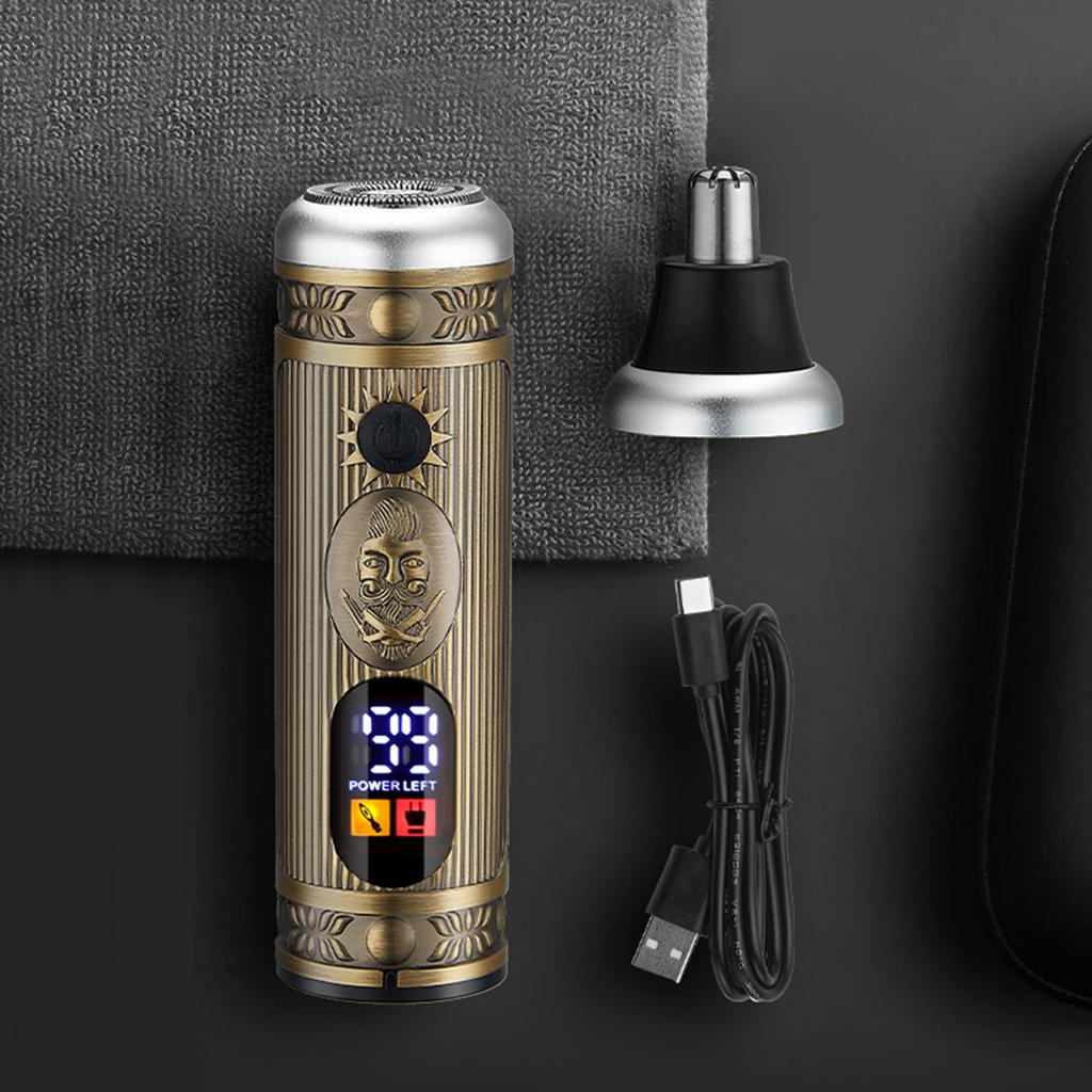 Electric Hair Clippers Beard Grooming Kit LCD Digital Display Hair Nose Trimmer Oil Head Hair USB Rechargeable Household Hair Cutting With