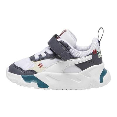 Trinity 90S Mid Series Fashion Trend Versatile Simple Low Top Walking Shoes Baby Sneaker White 39800101