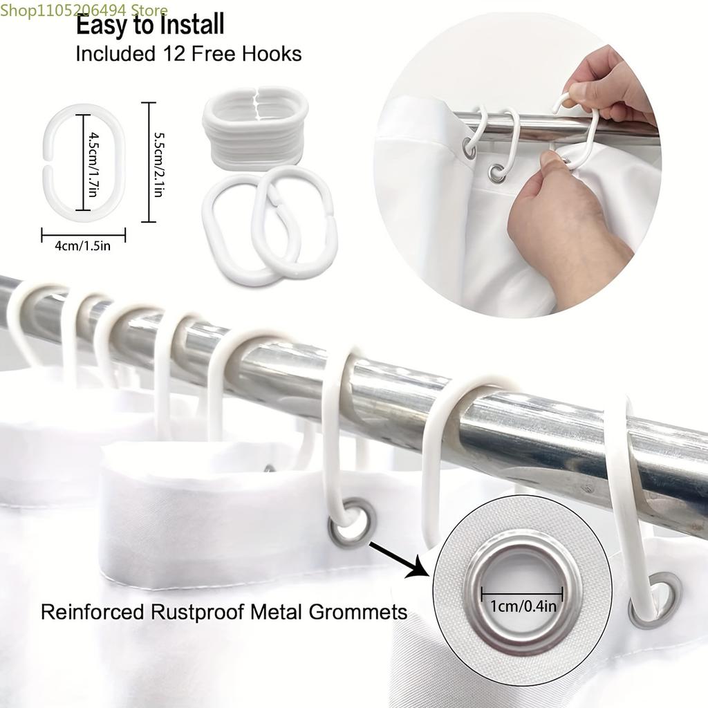 1/4pcs Christmas Winter Santa Tree Snowman Cute Funny Red Green Shower Curtain Set with Shower Curtain and Rugs Polyester Deco