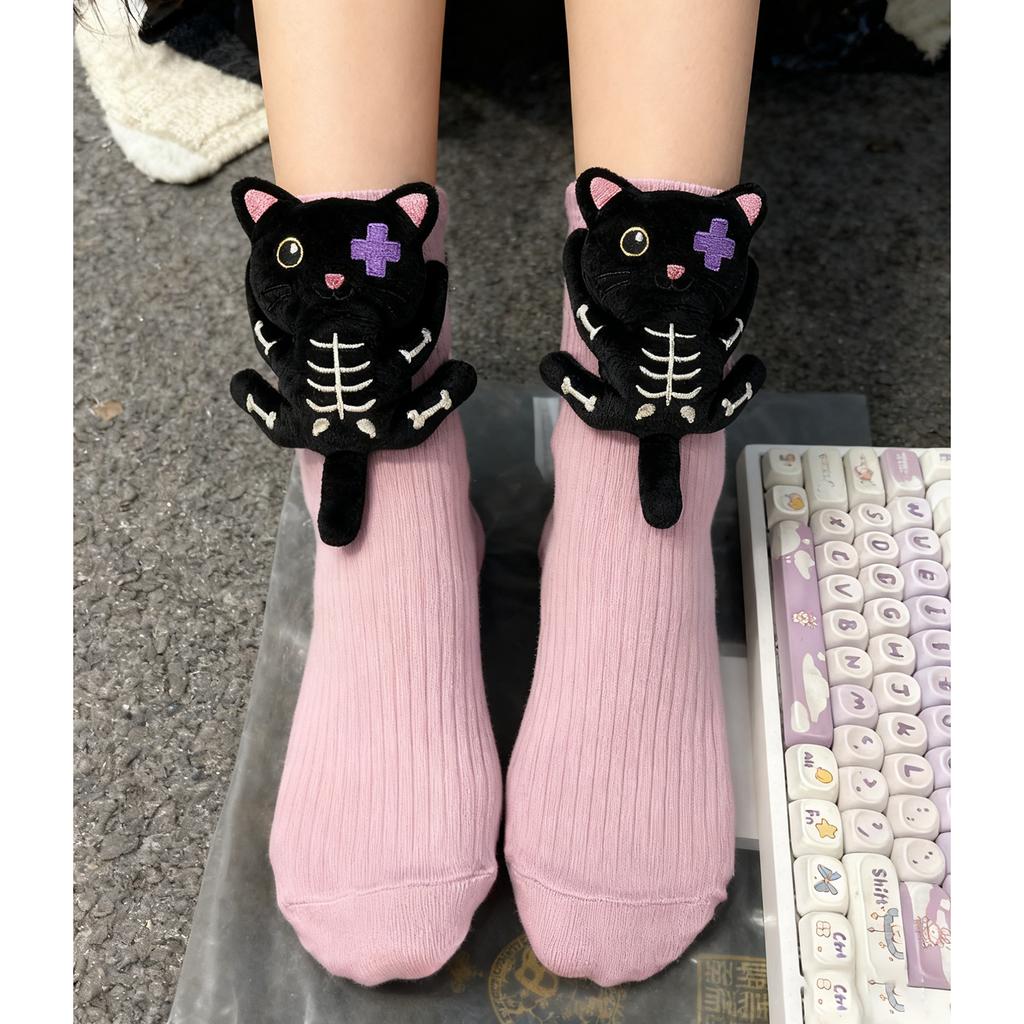Socks Men's And Women's Long Cotton Socks Christmas Knitted Floor Socks Warm Socks