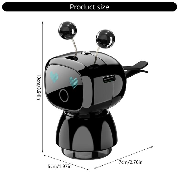 Long Lasting Car Fragrances Diffuser Robot Shape Clip with Adjustment Intensity Vehicle Scent Diffuser Clip for Air Vent