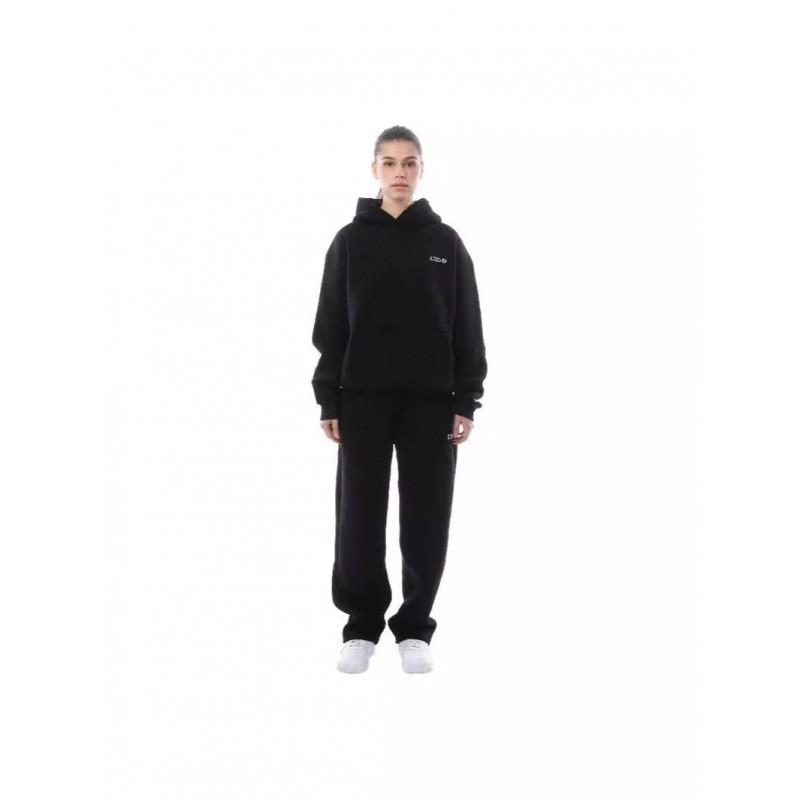 Unisex Oversized Streetwear Hoodie Jogger Set Printed Cotton Blend Loose Fit Casual Tracksuit 2025