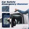 Rayhong Car Emergency Hammer (1 piece) - Mini and portable car window breaker for emergency escape from the vehicle.