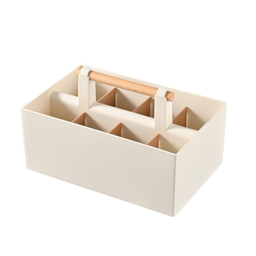 

Adjustable Pen Holder PP Desktop Sundry Storage Basket Portable Desktop Storage Box Desk Organizer