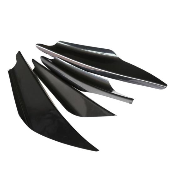 4 bucăți/set universal ABS spoiler bara de protecție mașină splitter față accesorii pentru aripioare pentru vehicule