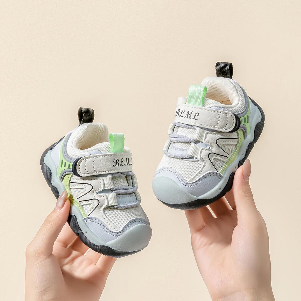 2025 Autumn Toddler Girls' Breathable Non-Slip First Walking Shoes
