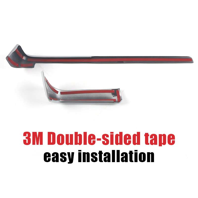 For Toyota Highlander XU70     2024 ABS Car Center Control Panel Dashboard Side Air Condition Outlet Cover Trim