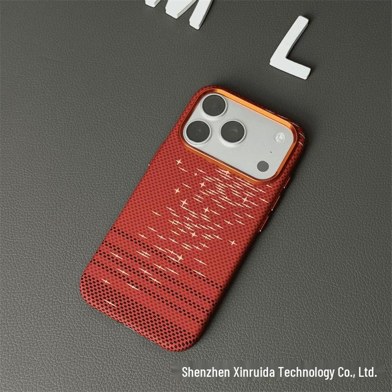 iPhone 17 Pro Max Kevlar Carbon Fiber Magnetic Drop-Proof Case 16 Pro