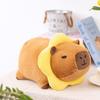 Capybara Bagel Sunflower Plush Toy Animal Stuffed Doll Decoration Gift Kids