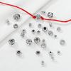 1pcs/lot 925 Sterling Silver Various Shape Silver Color Beads For DIY Jewelry Necklace Bracelets Making Supplies Accessories