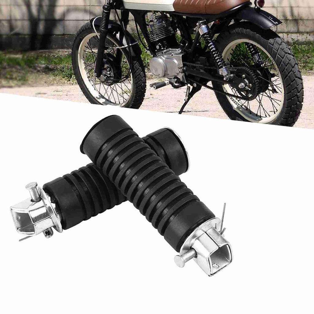 Pair of Motorcycle Motorbike Footrest Foot Peg Pedals for Honda CB125S CB100 CG125