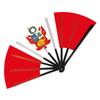 22Cm Folding Hand Fan South America 8 Country Flags Cheering Fan For Sports Events Parties And Festival Celebrations