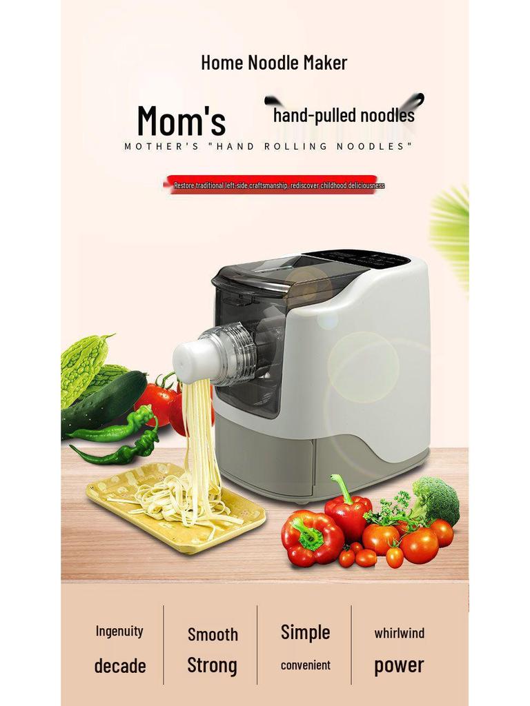 Automatic Electric Noodle Press & Dough Mixer for Household Use – Multifunctional Noodle and Dumpling Skin Machine
