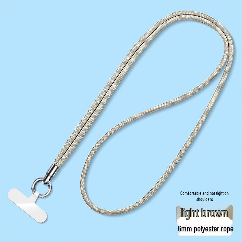Wrist and Neck Mobile Phone Lanyard with Finger Ring and Anti-Drop Strap