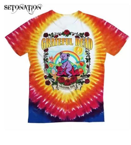 Fashion Women s T-Shirt Grateful Dead Classic Men Women New Fashion 3D Printed T-Shirt Harajuku T-Shirt Streetwear XXS