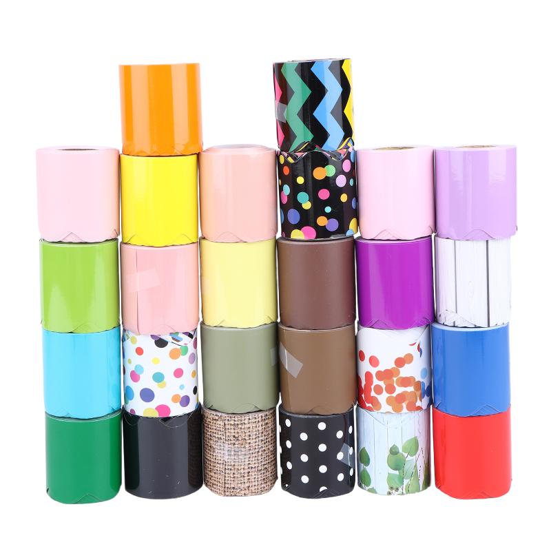 26 Colors 10M Self Adhesive Border Classroom Decors Border Trim Sticker Colorful Dot Trim Border Bulletin Board Border Trim