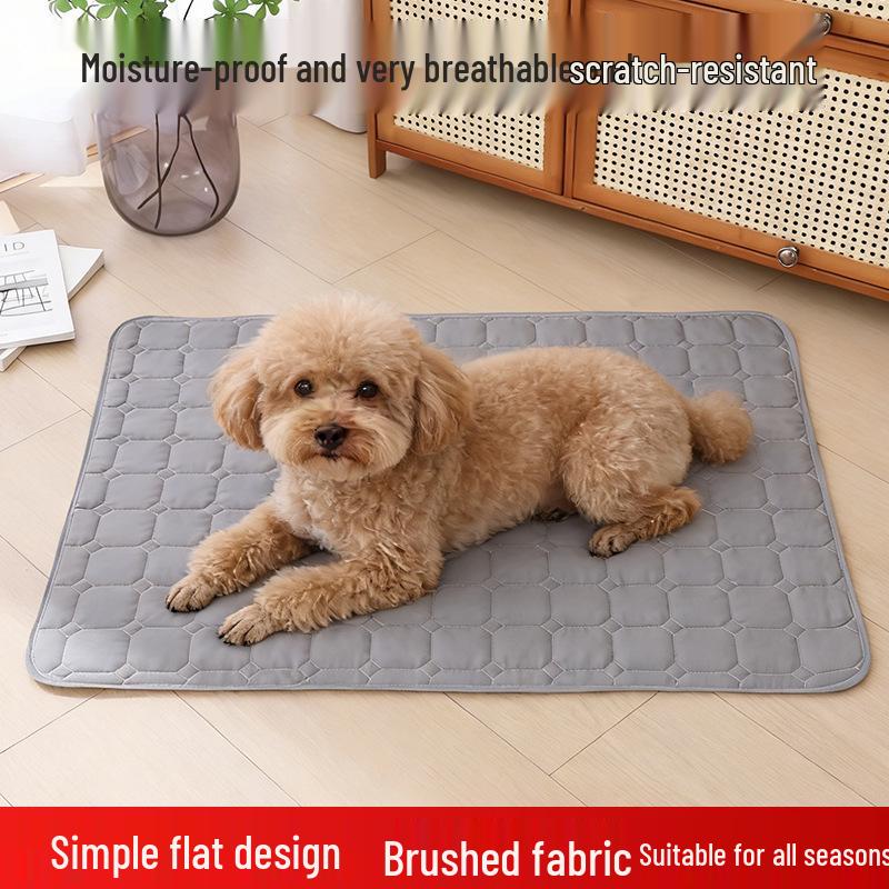 Ganzjahres-Haustier-Schlafmatte: Kühle, feuchtigkeitsbeständige Matte für Hunde, geeignet für kleine bis große Haustiere, und zur Verwendung in Laufgittern.