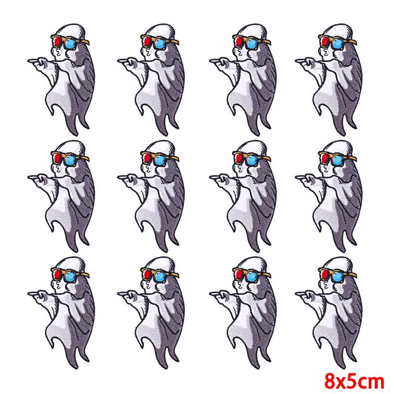 10 teile/los Großhandel Stickerei Patch Eisen Auf Patches Für Kleidung Patches Auf Kleidung Jacken Dekor Applikation Nähen Liefert