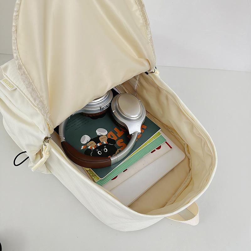 Schoolbag 1011 New Style Student School Bag INS Niche Simple Laptop Backpack High Aesthetic Large Capacity Backpack
