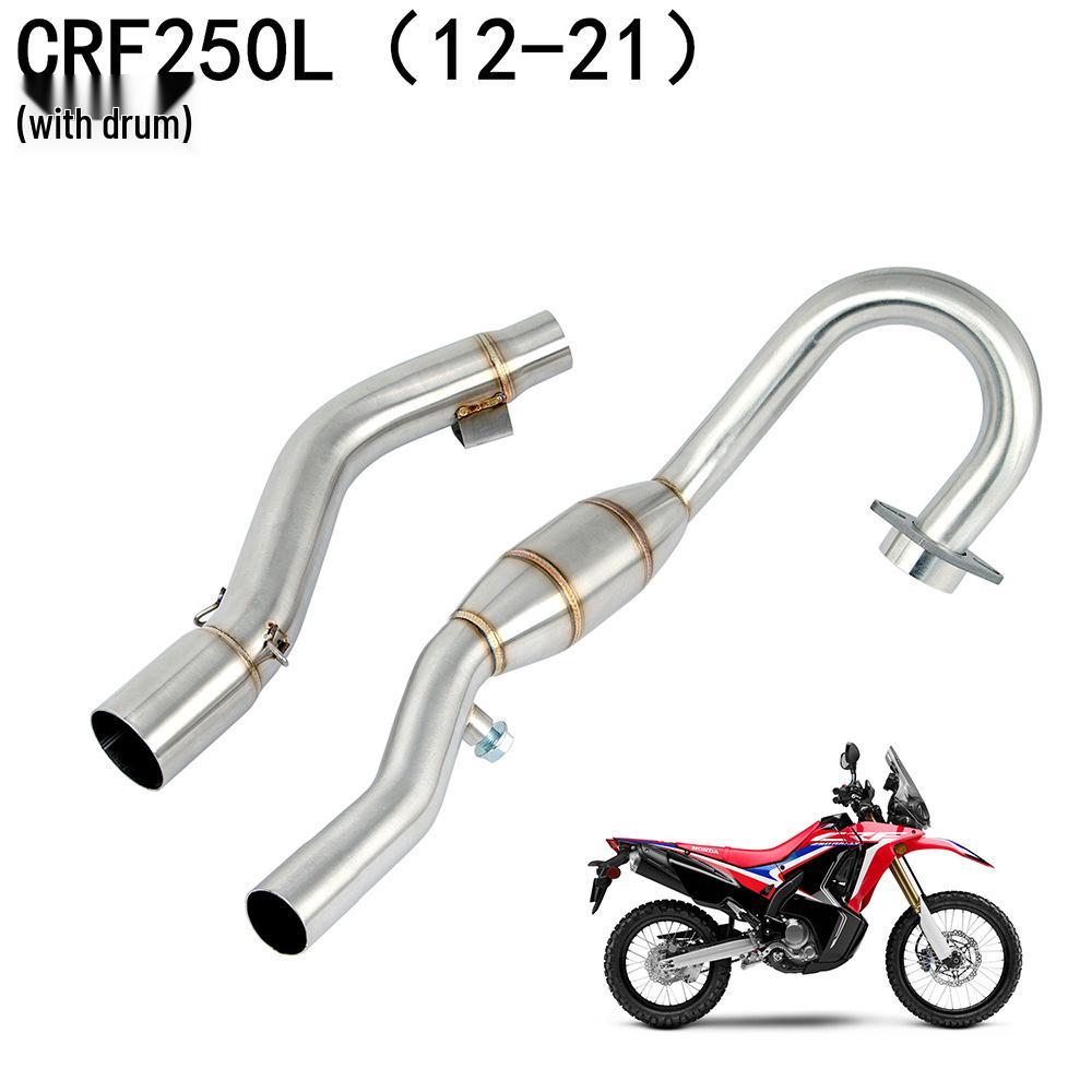 CRF250L/CRF300L/RALLY Motorcycle Exhaust Pipe Front Section (2021-2022) for Modification