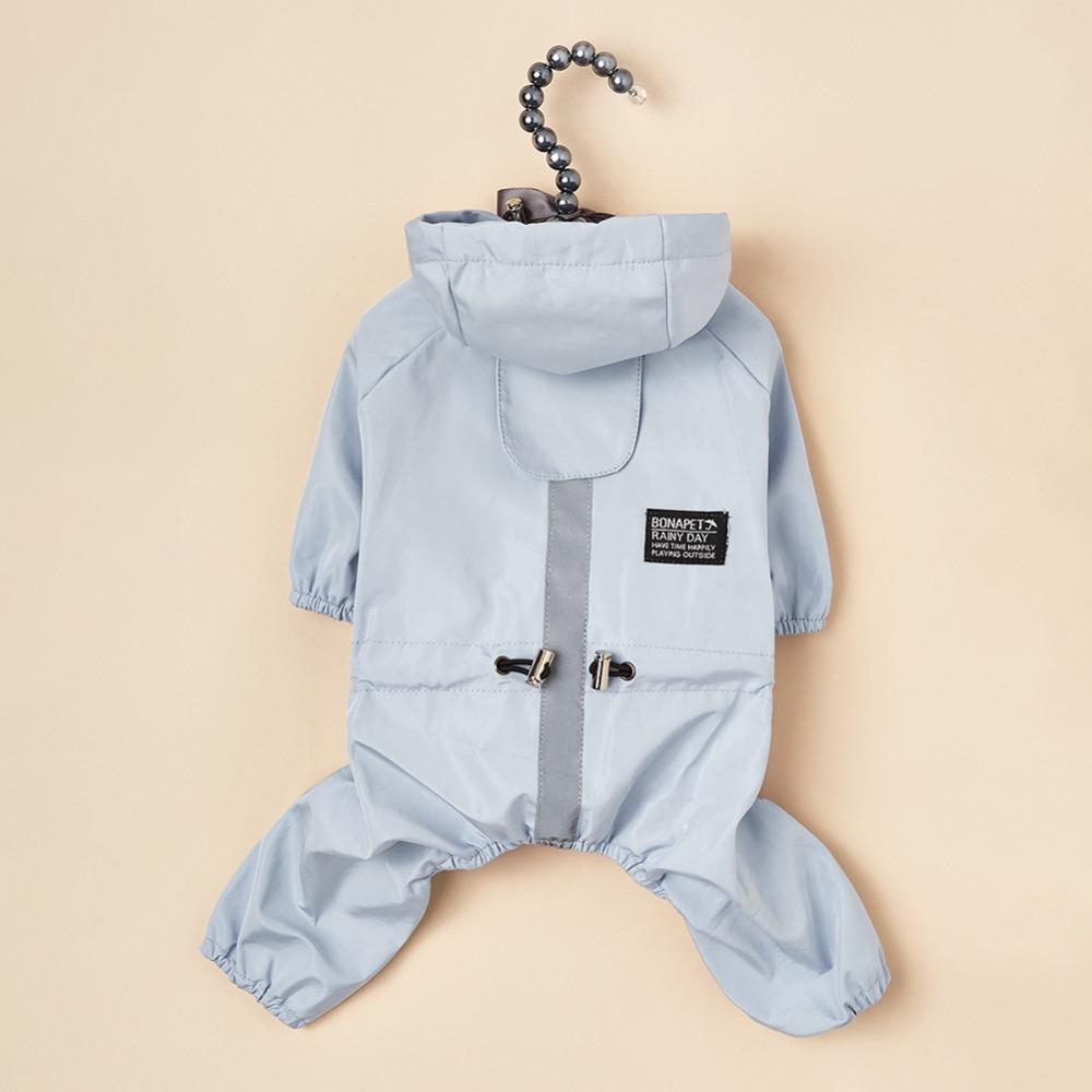 Portable Breathable Dog Rain Jacket Waterproof Dogs Hoodies Reflective Dog Raincoat  Chihuahua