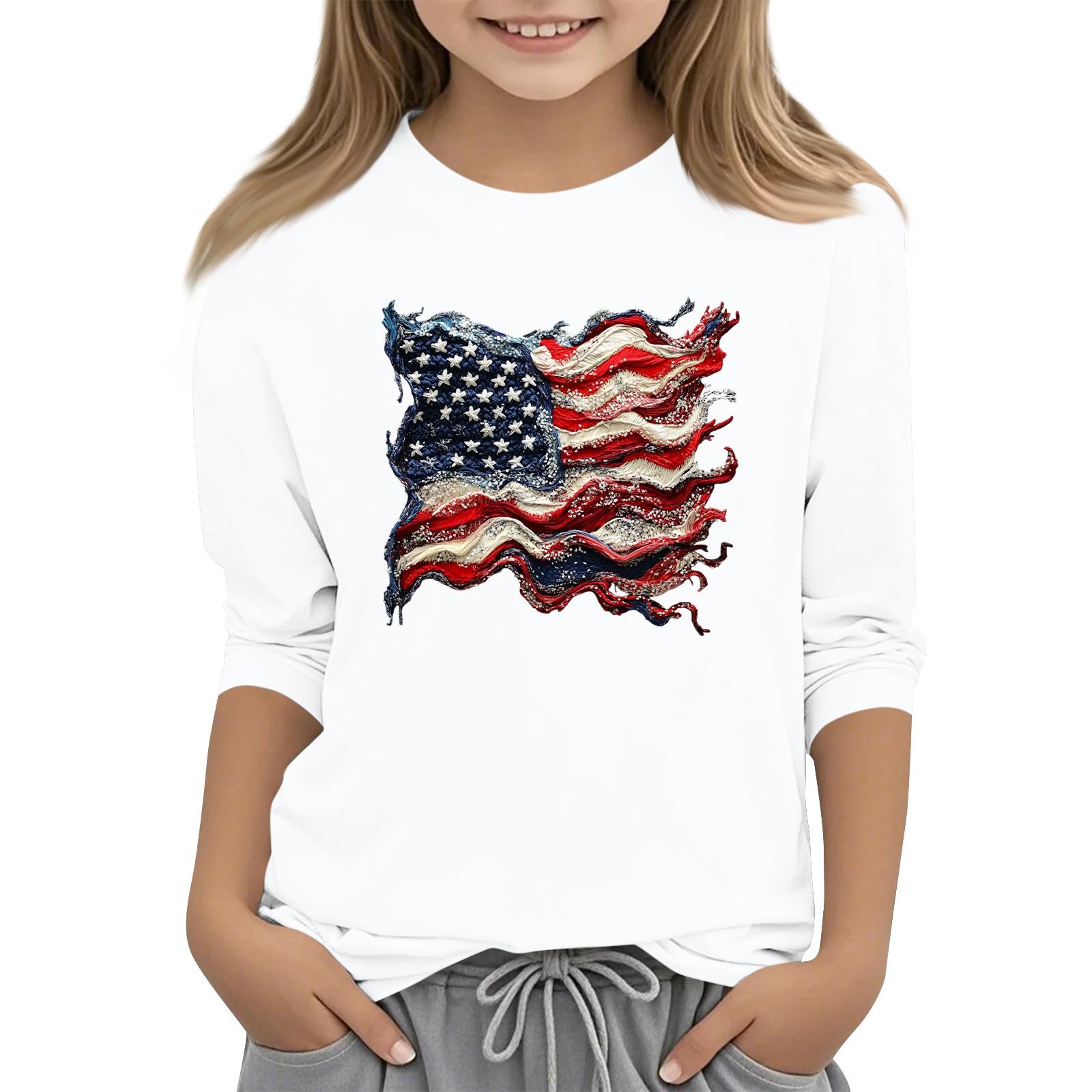 

Детская модная повседневная футболка с круглым вырезом и рукавом три четверти 160 белый