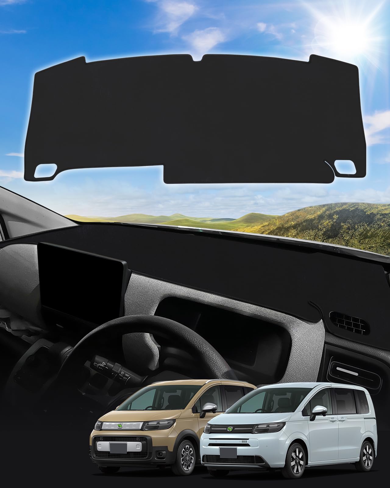 

Cartist Dashboard Mat for the New Freed GT Series 2024 Present Reduces Glare and Sun Protection Durable Suede Material Protective Mat for the Freed