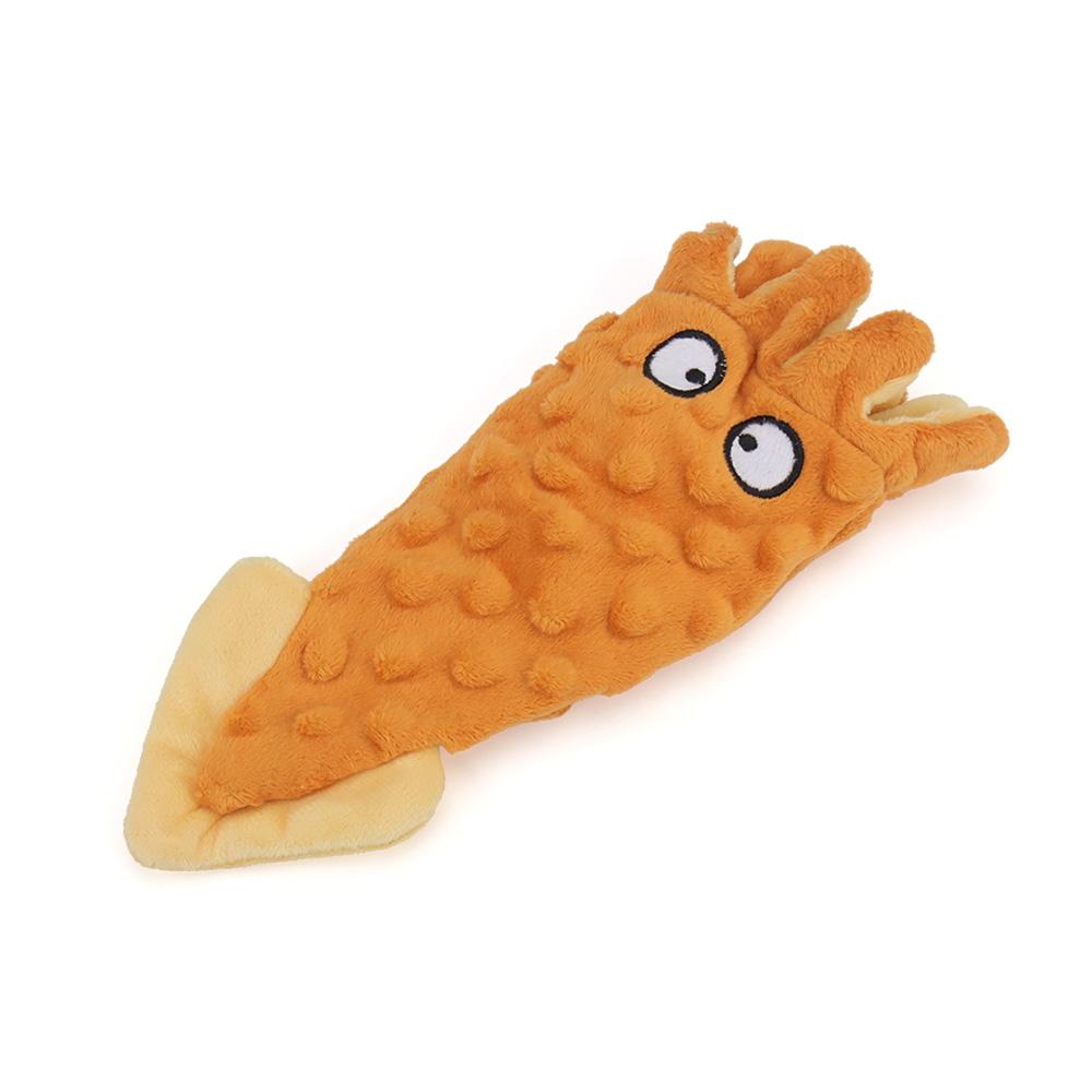 Cute Squid Pet Plush Toy Cat Dog Squeak Puzzle Toy Bite Resistant Interactive Pet Dog Teeth Cleaning Chew Pet Supplies