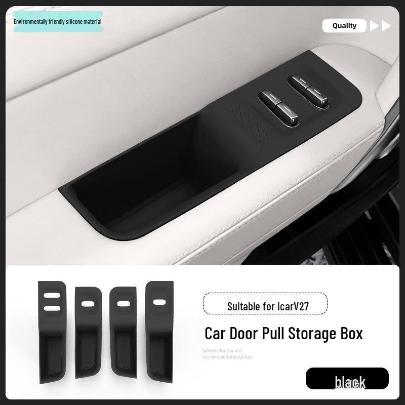 Silicone Mat for Chery iCAR V27 Door Handle Storage and Control Panel