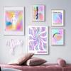 Abstract Gradient Color Block Human Body Quotes Wall Art Canvas Painting Nordic Nude Poster Print Picture Living Home Room Decor
