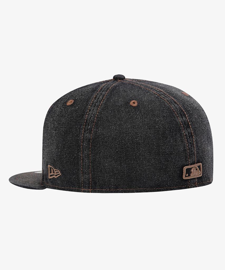 NEW ERA Mlb New York Yankees Denim Fitted Cap Denim Black
