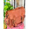 Men's Authentic Leather Vintage Messenger Laptop Bag Briefcase
