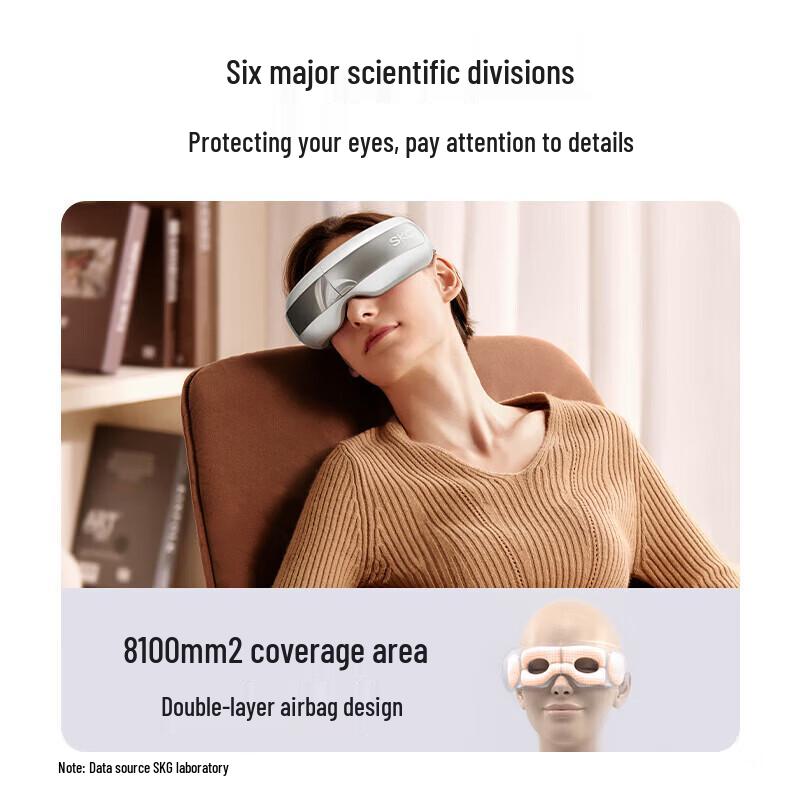 SKG E5 Eye Massager with Heat and Airbag Massage CN plug (adapter included)