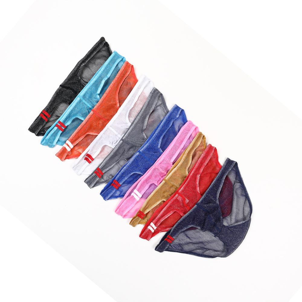Männer durchsichtige Jockstrap Bulge Pouch Low-Rise G-String Tanga Slips Unterwäsche