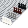 10 Stück Moc 33303 Zaun 1x4x2 Palisade Pfosten Bausteine Ziegel DIY Kompatibel Stadt Einheit Straßenansicht Baut Teilchen Spielzeug