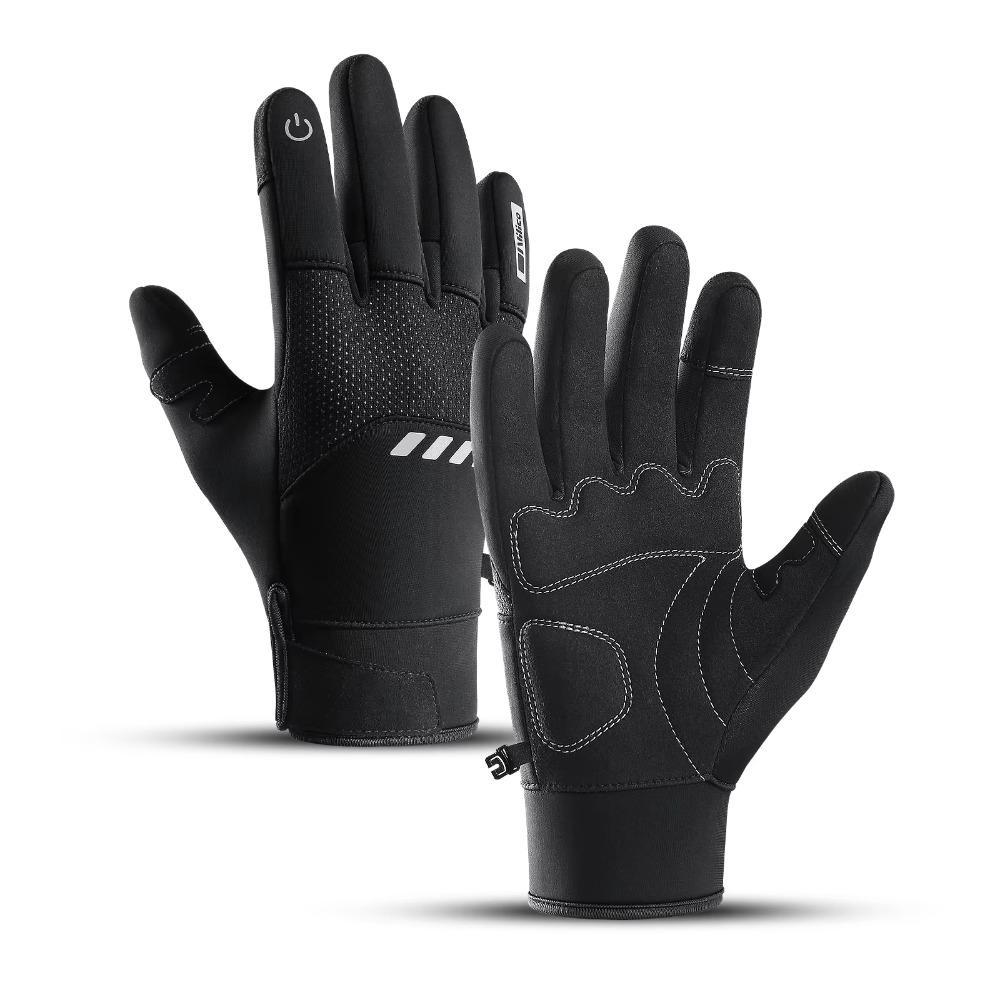 Fashion Waterproof Winter Warm Gloves Keep Warm Anti-slip Cycling Gloves Touchscreen Ski Gloves Outdoor Sports