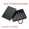 Aa Battery Case Aa Battery Box 1/2/3/4 Slot Aa Battery Holder 14500 Aa Storage Box Diy With Leads Series Connection