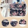 Cover for Sewing Machine, Elegant Tool Storage Bag with Floral Print And Pocket.