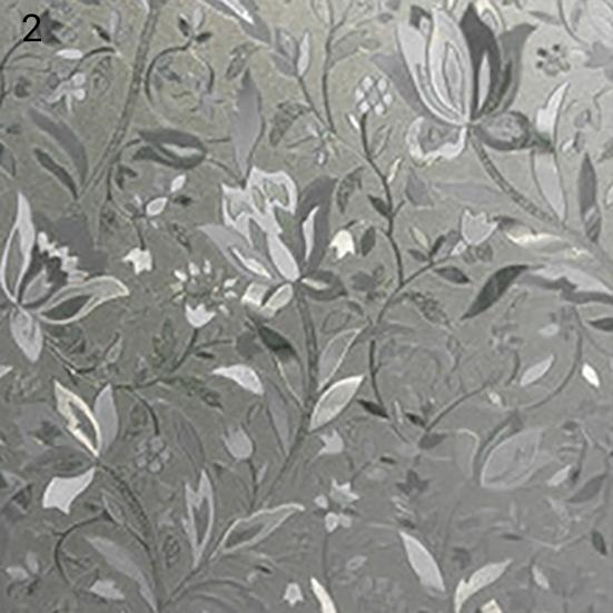 

Мода 3D цветочный узор самоклеящаяся оконная пленка наклейка непрозрачная стеклянная крышка 2