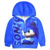 Sonic the Hedgehog Jungen Sweatshirt Mantel Reißverschluss Kapuzenjacke Sportoberteil Kinder Langarm Oberbekleidung