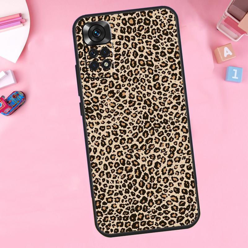 Leopard Print For Xiaomi Redmi Note 14 10 11 12 13 15 Pro Plus Phone Case For Redmi 15C 14C 10C 12C 13C 15