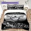 Las Vegas Raiders Pattern Bedding uilt Set uilt Cover Pillowcase Home Decoration Birthday Gift (1*duvet cover + 2*pillowcase without core)