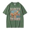 New Marcus The Worm Funny Meme TShirts Unisex Women Vintage Trending Classic Humor T Shirts Casual Oversized Loose Tshirt Clothing