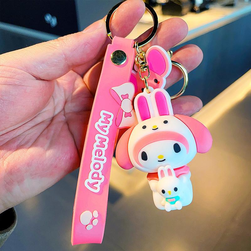 Adorable Cartoon Strawberry Bear Keychain Creative Gift Bag Charm For All Occasions