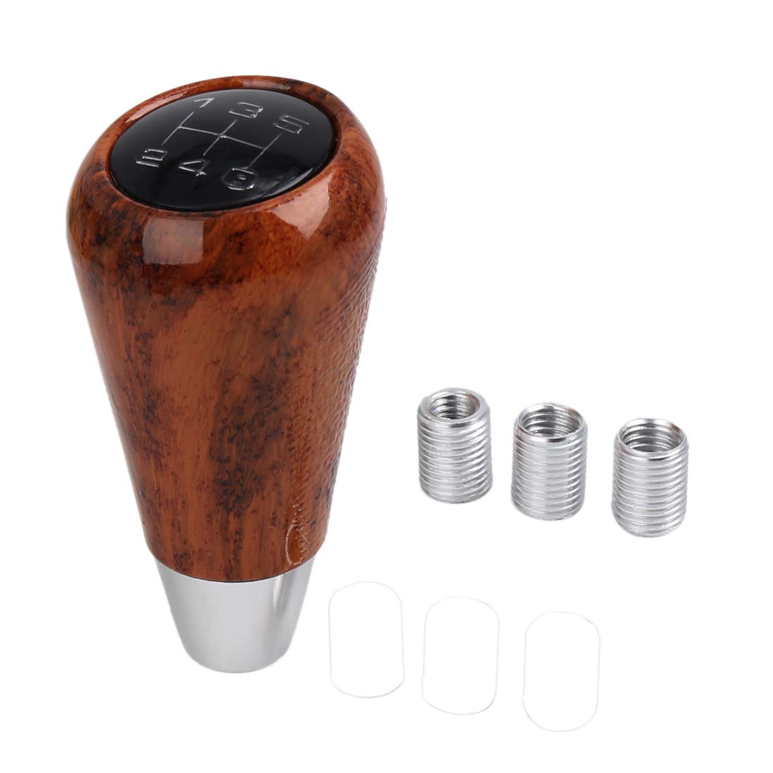 

uxcell Сдвиг 5 x x Универсальный Ручной Автомобильный Сдвиг Универсальный Рычаг Переключения Передач Набалдашник для 1 шт. Набалдашник, 5,5 8,2 см, Набалдашник, Коричневый, 5-ступенчатые Автомобили, Коричневый,