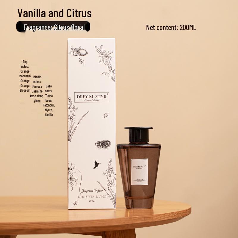 Rattan Flameless Aromatherapy Diffuser: Long-lasting Essential Oil Ornament for Homes & Hotels 200ml Diffuser